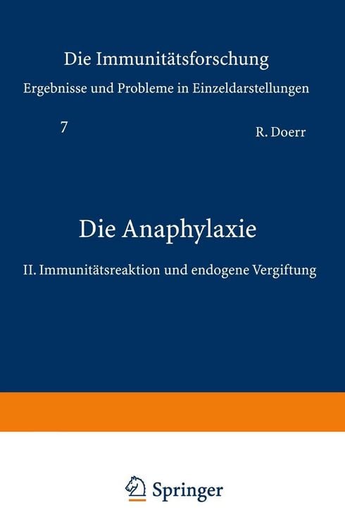 Produktbild: Die Anaphylaxie