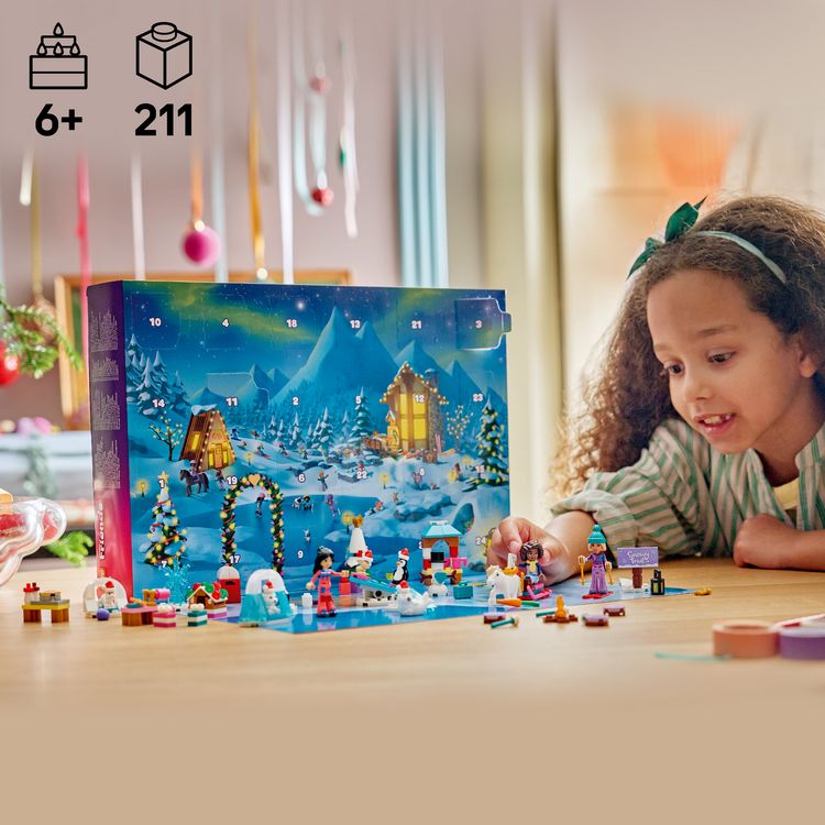 Produktbild: LEGO Friends Adventskalender 2026 Weihnachtsspielzeug ab 6 Jahren 42698