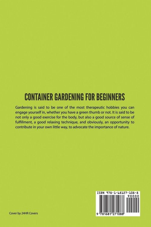 Produktbild: Container Gardening For Beginners