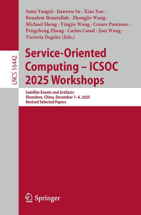 Produktbild: Service-Oriented Computing &ndash; ICSOC 2025 Workshops