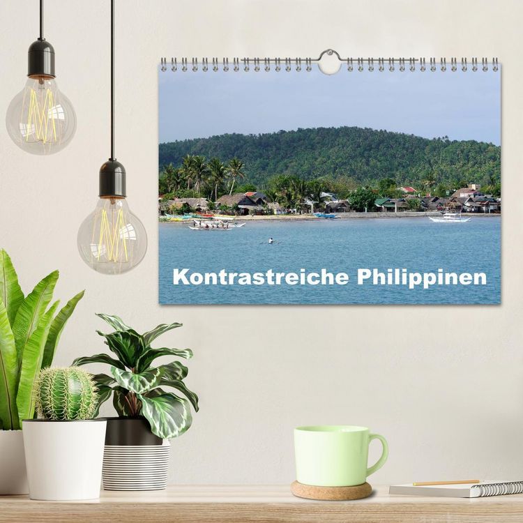 Produktbild: Kontrastreiche Philippinen (Wandkalender 2026 DIN A4 quer), CALVENDO Monatskalender