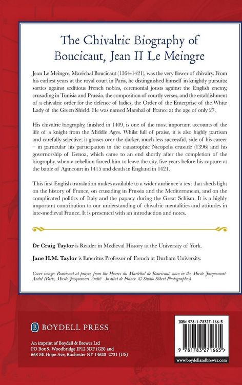 Produktbild: The Chivalric Biography of Boucicaut, Jean II le Meingre