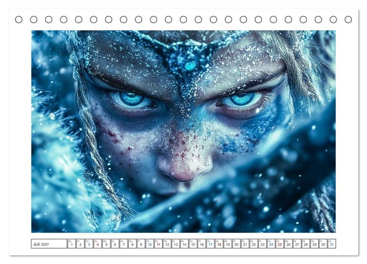 Produktbild: Die G&ouml;tter des Nordens (Tischkalender 2027 DIN A5 quer), CALVENDO Monatskalender