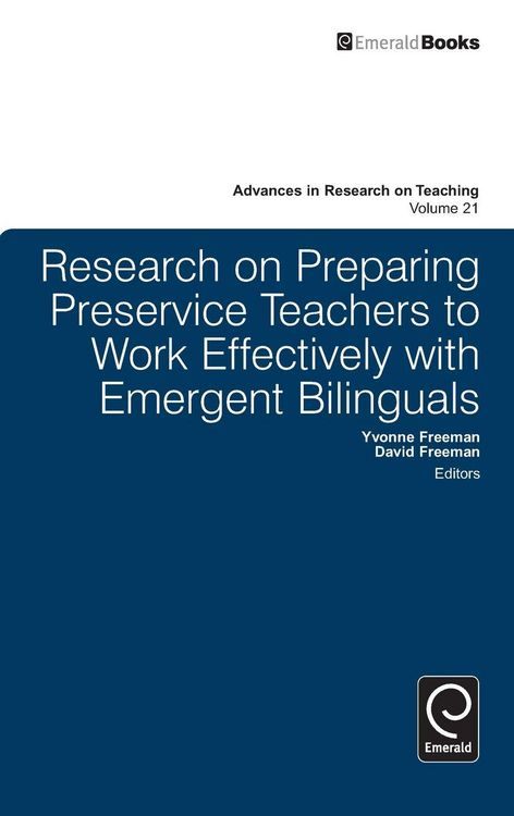 Produktbild: Research on Preparing Preservice Teachers to Work Effectively with Emergent Bilinguals