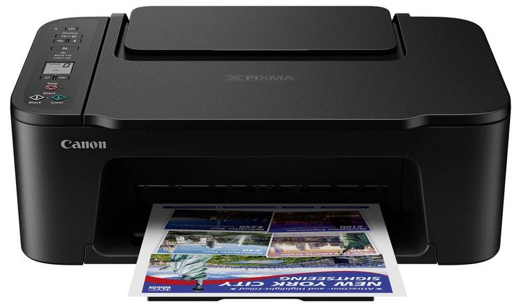 Produktbild: Canon PIXMA TS3750I EUR BK Multifunktionsdrucker Tintenstrahl Farbe A4 Drucker, Scanner, Kopierer Duplex, USB, WLAN