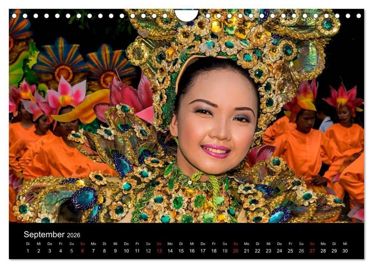 Produktbild: Philippinen - Natur und Fiesta (Wandkalender 2026 DIN A4 quer), CALVENDO Monatskalender