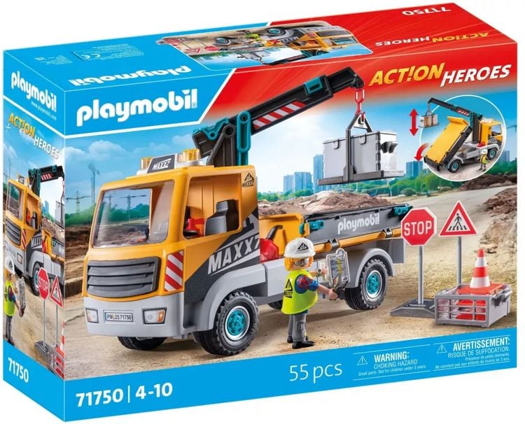 Produktbild: Playmobil&reg; 71750 Baustellen-LKW mit Kran