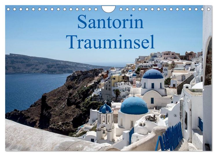 Produktbild: Santorin Trauminsel (Wandkalender 2026 DIN A4 quer), CALVENDO Monatskalender