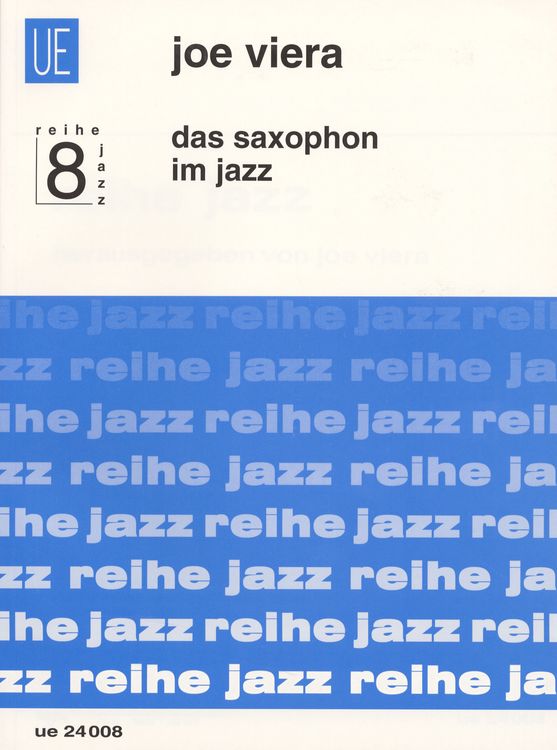 Produktbild: Viera, J: Saxophon im Jazz