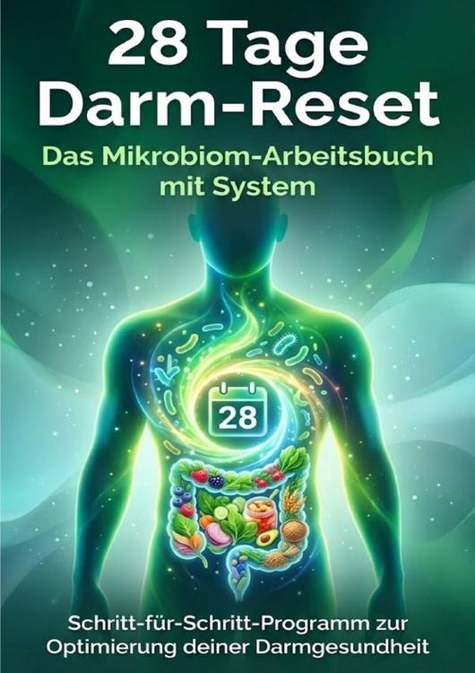 Produktbild: 28 Tage Darm-Reset: Das Mikrobiom-Arbeitsbuch mit System