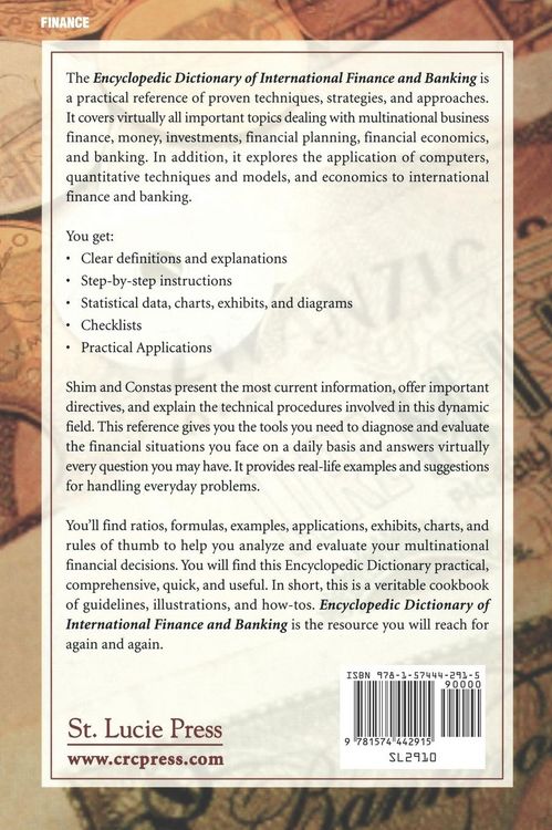 Produktbild: Encyclopedic Dictionary of International Finance and Banking