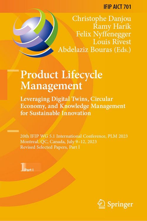 Produktbild: Product Lifecycle Management. Leveraging Digital Twins, Circular Economy, and Knowledge Management for Sustainable Innovation