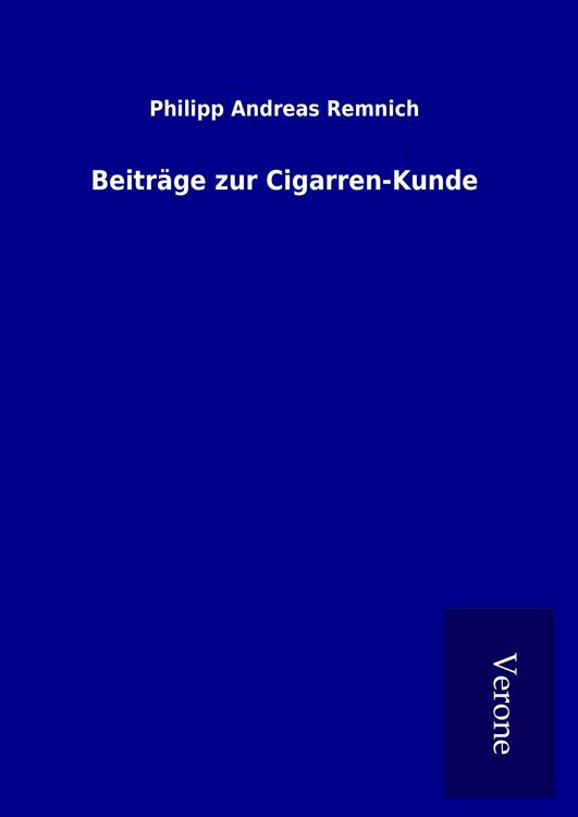Produktbild: Beitr&auml;ge zur Cigarren-Kunde