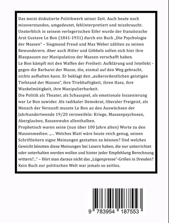 Produktbild: Die Psychologie der Massen