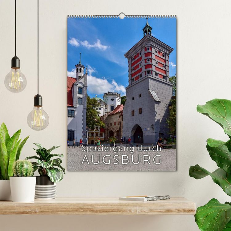 Produktbild: Spaziergang durch Augsburg (Wandkalender 2026 DIN A2 hoch), CALVENDO Monatskalender