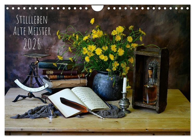 Produktbild: Stillleben Alte Meister (Wandkalender 2026 DIN A4 quer), CALVENDO Monatskalender