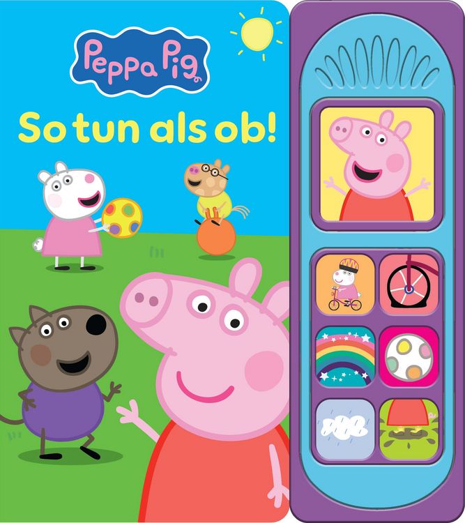 Produktbild: Peppa Pig - So tun als ob - Soundbuch - Pappbilderbuch mit 7 Ger&auml;uschen - Peppa Wutz