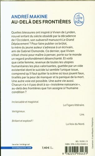 Produktbild: Au-del&agrave; des fronti&egrave;res