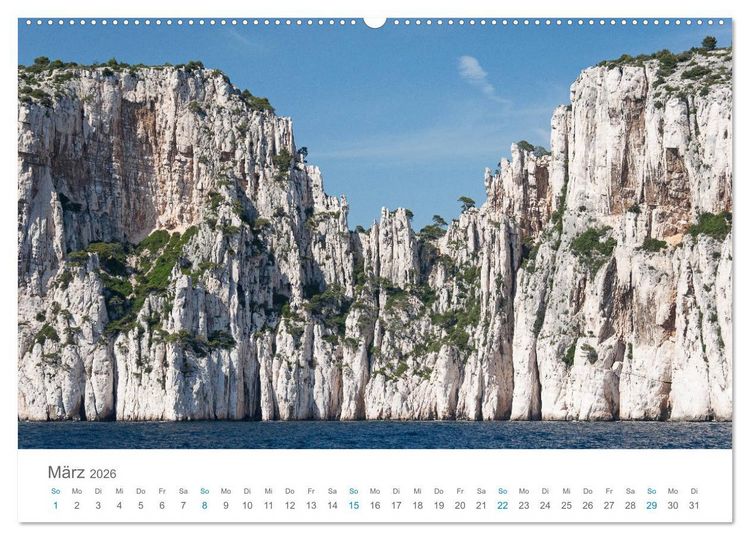 Produktbild: Cassis und die Calanques (Wandkalender 2026 DIN A2 quer), CALVENDO Monatskalender