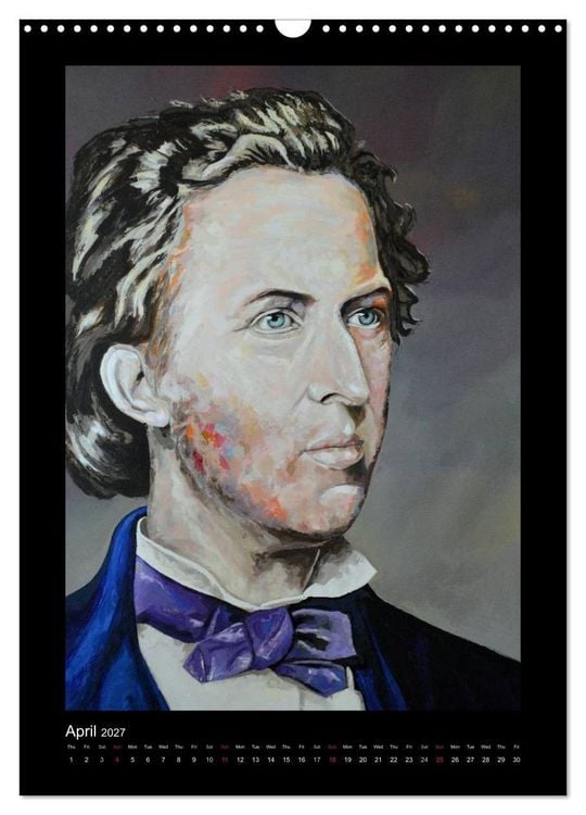 Produktbild: Pop Art Famous composers (Wall Calendar 2027 DIN A3 portrait), CALVENDO 12 Month Wall Calendar