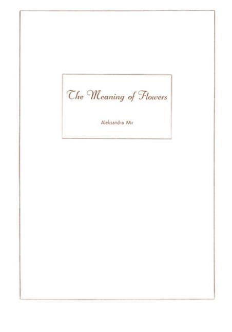 Produktbild: The Meaning of Flowers