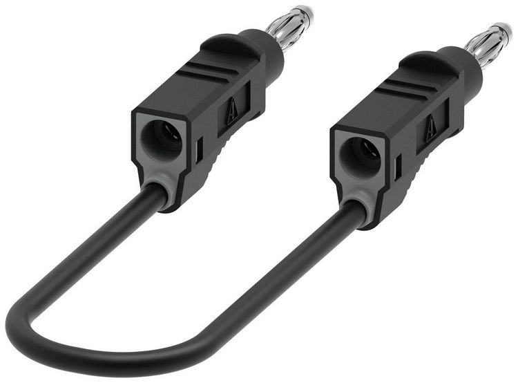 Produktbild: Electro PJP 2110-CD1-200N Messleitung Bananenstecker Bananenstecker 2.00m Schwarz 1St.