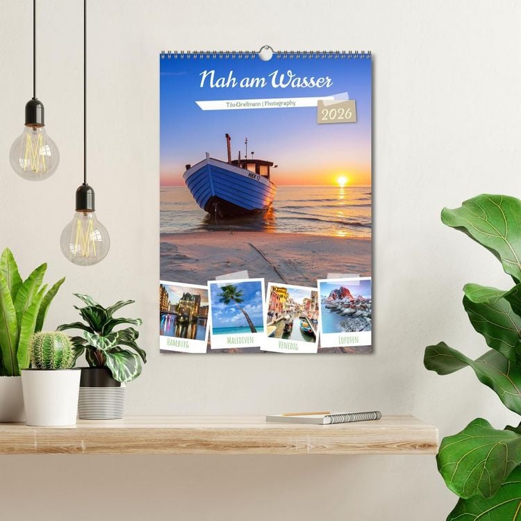 Produktbild: Nah am Wasser (Wandkalender 2026 DIN A3 hoch), CALVENDO Monatskalender