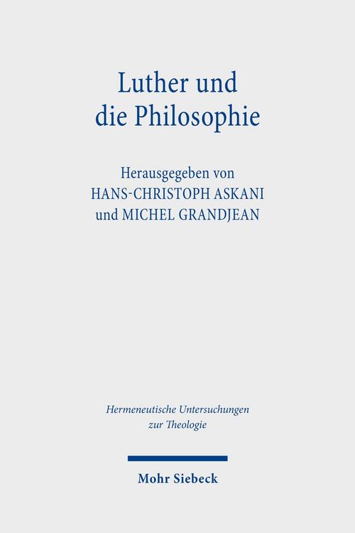 Produktbild: Luther und die Philosophie