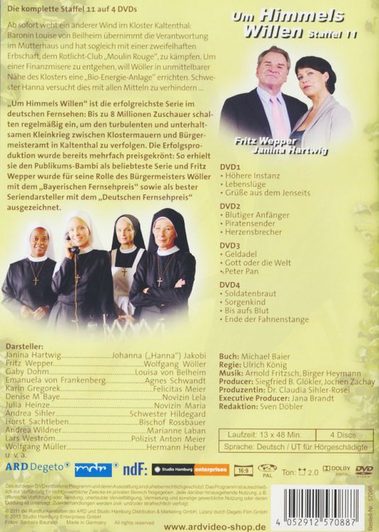 Produktbild: Um Himmels Willen - Staffel 11 [4 DVDs]