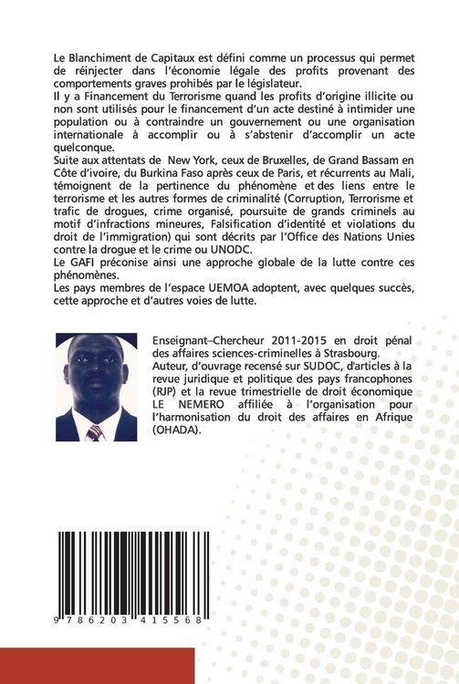 Produktbild: Blanchiment de capitaux et financement du terrorisme :