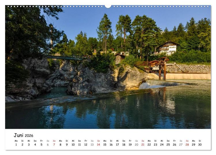 Produktbild: Unterwegs im Allg&auml;u (Wandkalender 2026 DIN A2 quer), CALVENDO Monatskalender