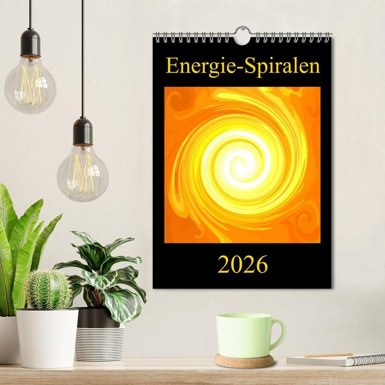 Produktbild: Energie-Spiralen 2026 (Wandkalender 2026 DIN A4 hoch), CALVENDO Monatskalender