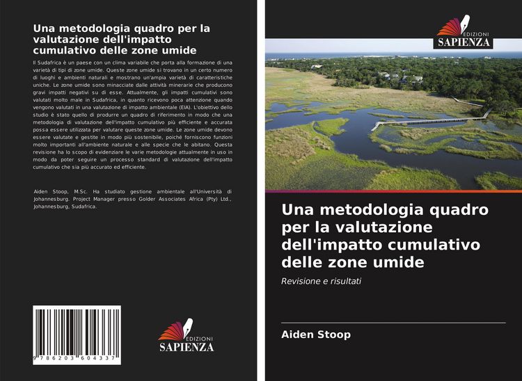 Produktbild: Una metodologia quadro per la valutazione dell'impatto cumulativo delle zone umide
