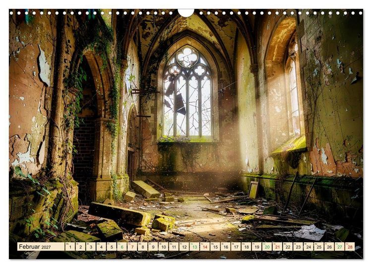 Produktbild: Lost Places &ndash; Stille Zeugen der Vergangenheit (Wandkalender 2027 DIN A3 quer), CALVENDO Monatskalender