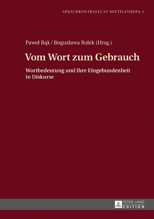 Produktbild: Vom Wort zum Gebrauch