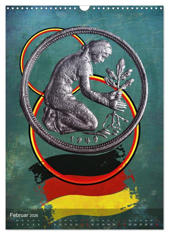 Produktbild: M&uuml;nzen - Geld aus aller Welt (Wandkalender 2026 DIN A3 hoch), CALVENDO Monatskalender