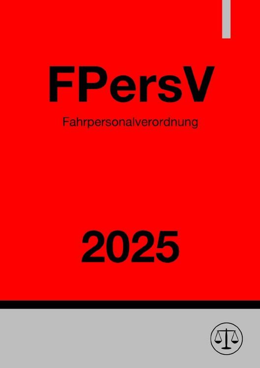 Produktbild: Fahrpersonalverordnung - FPersV 2025