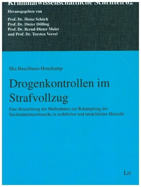 Produktbild: Buschhaus-Honekamp, I: Drogenkontrollen im Strafvollzug