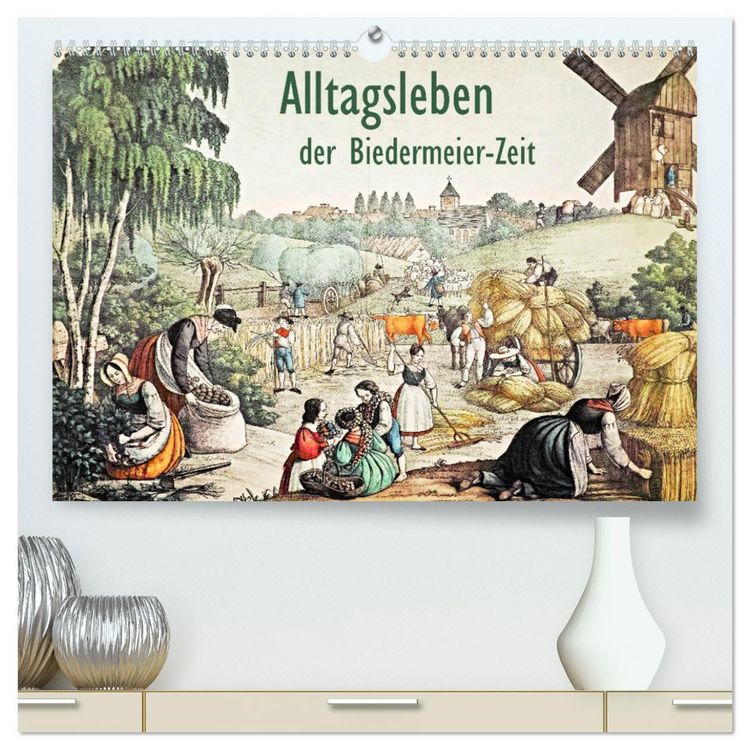 Produktbild: Alltagsleben der Biedermeier-Zeit (hochwertiger Premium Wandkalender 2026 DIN A2 quer), Kunstdruck in Hochglanz