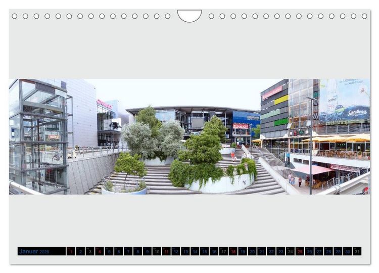 Produktbild: Bielefeld gibt es! Stadtpanoramen Teil 2 (Wandkalender 2026 DIN A4 quer), CALVENDO Monatskalender