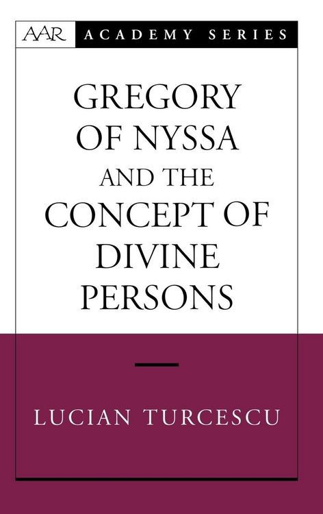 Produktbild: Gregory of Nyssa and the Concept of Divine Persons
