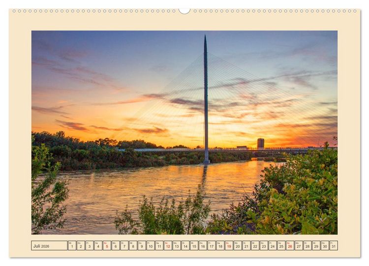 Produktbild: Zauberhaftes Saragossa (hochwertiger Premium Wandkalender 2026 DIN A2 quer), Kunstdruck in Hochglanz