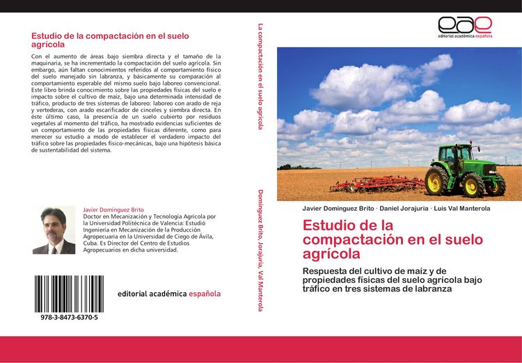 Produktbild: Estudio de la compactaci&oacute;n en el suelo agr&iacute;cola