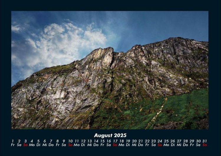 Produktbild: Bergige Welten 2025 Fotokalender DIN A4