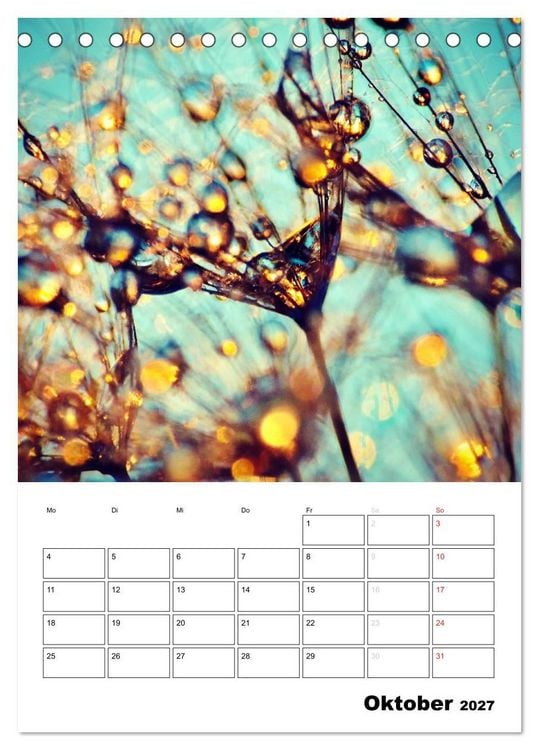 Produktbild: Pusteblumentraum - Dreams of Dandelion (Tischkalender 2027 DIN A5 hoch), CALVENDO Monatskalender
