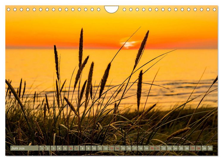 Produktbild: Inselliebe Langeoog (Wandkalender 2026 DIN A4 quer), CALVENDO Monatskalender