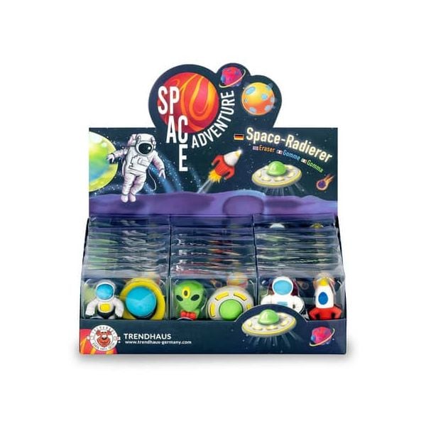 Produktbild: TRENDHAUS&reg; Radierer-Set Space Adventure