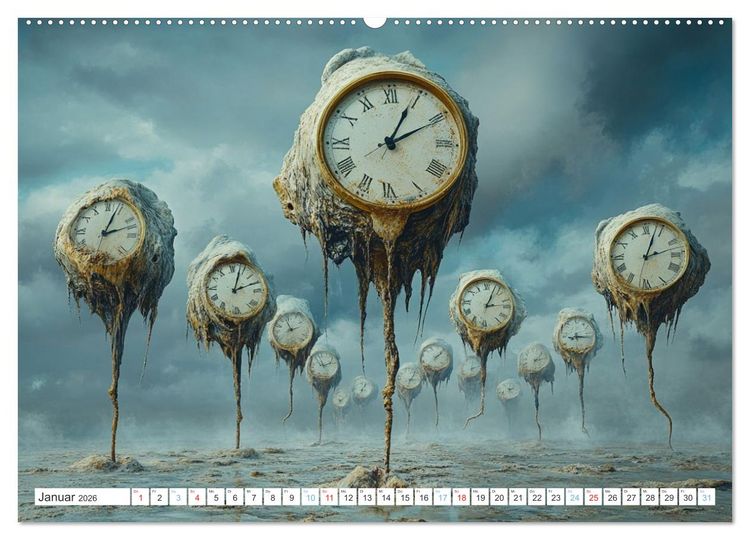 Produktbild: Surreale Begegnungen &ndash; Zwischen Traum und Wirklichkeit (Wandkalender 2026 DIN A2 quer), CALVENDO Monatskalender