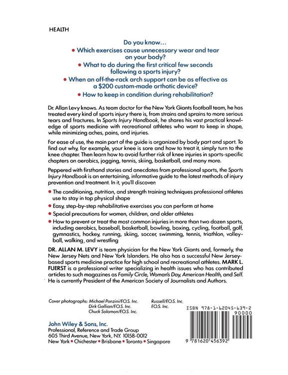 Produktbild: Sports Injury Handbook