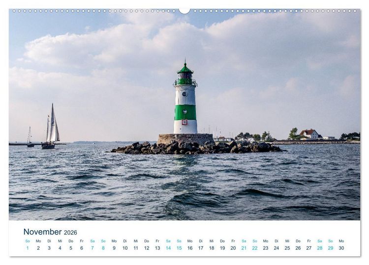 Produktbild: Die Schlei - Segelrevier und Naherholungsgebiet (hochwertiger Premium Wandkalender 2026 DIN A2 quer), Kunstdruck in Hochglanz